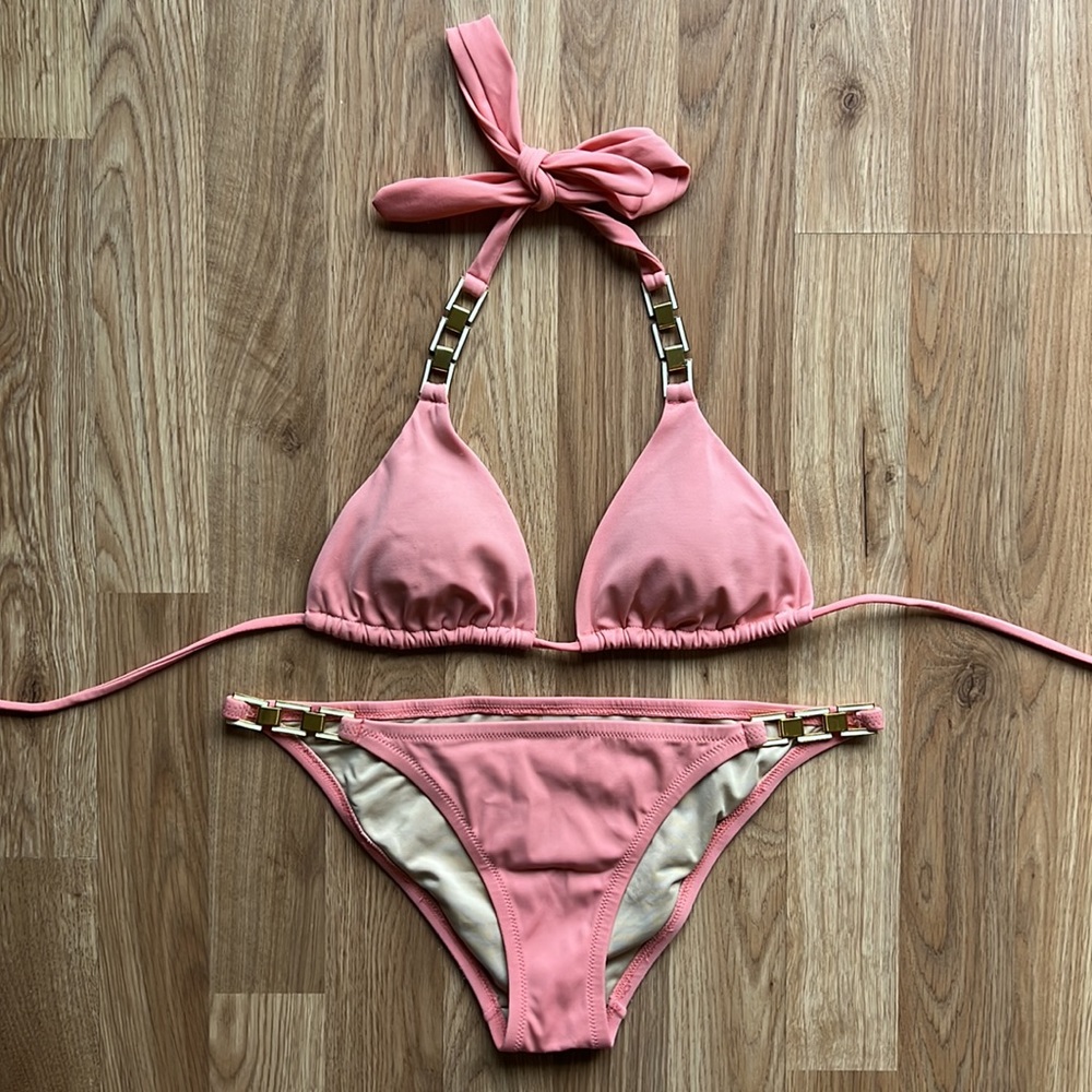 Victoria’s Secret Swim | Coral Pink Bathing Suit | 2 Piece Bikini